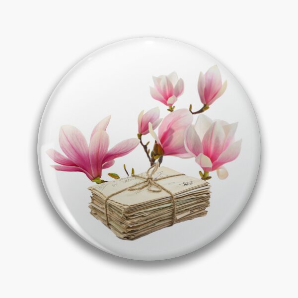 Item preview, Old  letters with Magnolia designed and sold by AgArtD.