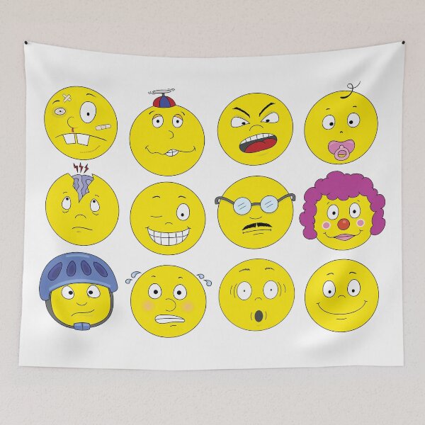 Item preview, Funny Faces designed and sold by SkippingBeats.