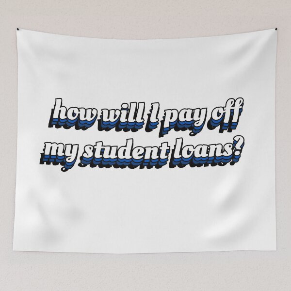 Item preview, How will I pay off my student loans? Lyric Art designed and sold by officialsharvey.