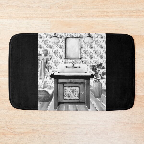 Item preview, Rosey Vintage Bath A designed and sold by Jean Plout.