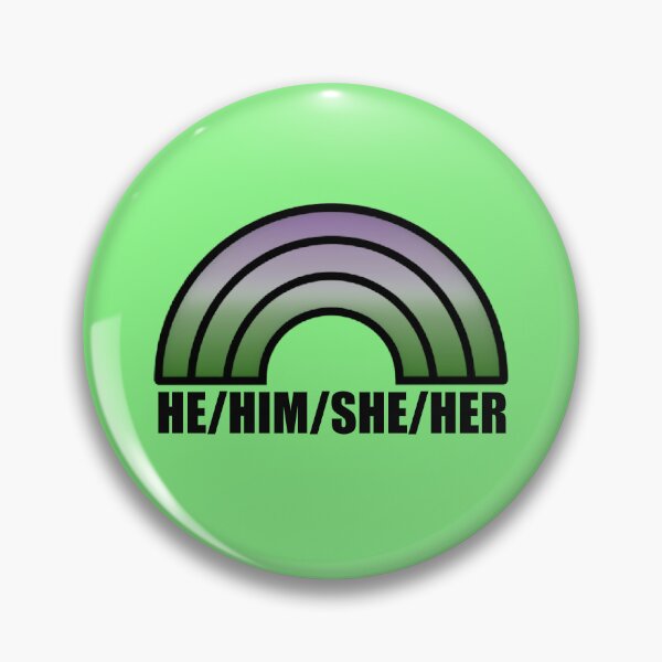 Item preview, He/Him/She/Her Pronouns! (Genderqueer Pride) designed and sold by krismfischer.