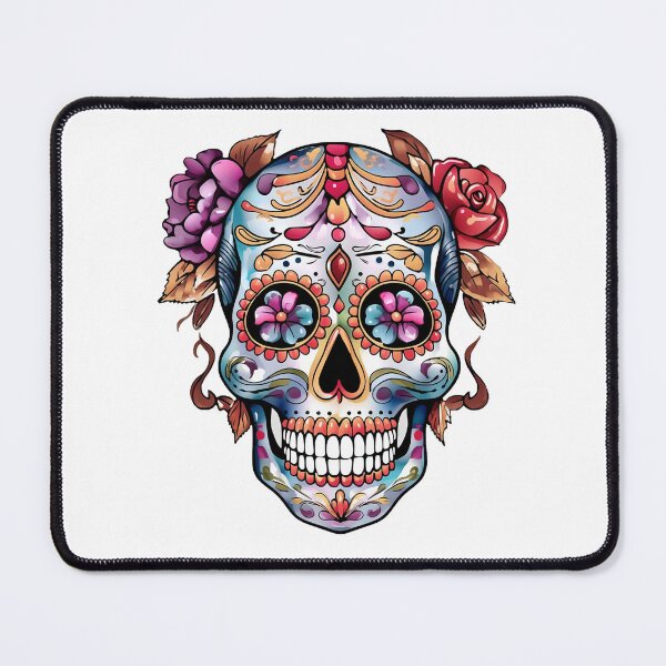 Item preview, Mexican Colored Skull, Sugar Skull, Soul of a Deceased designed and sold by InspiringInk.