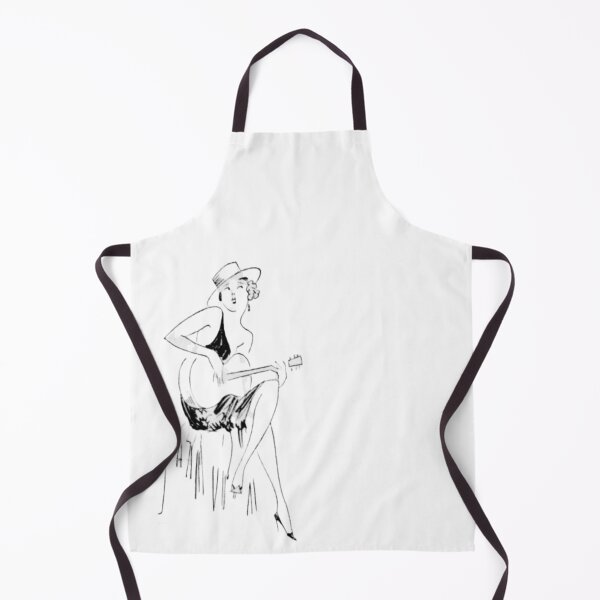 Item preview, Elegant lady and guitar designed and sold by Shouting Hummingbird.