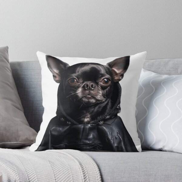 Item preview, Chihuahua negro como Darth Vader designed and sold by LeafyLife.