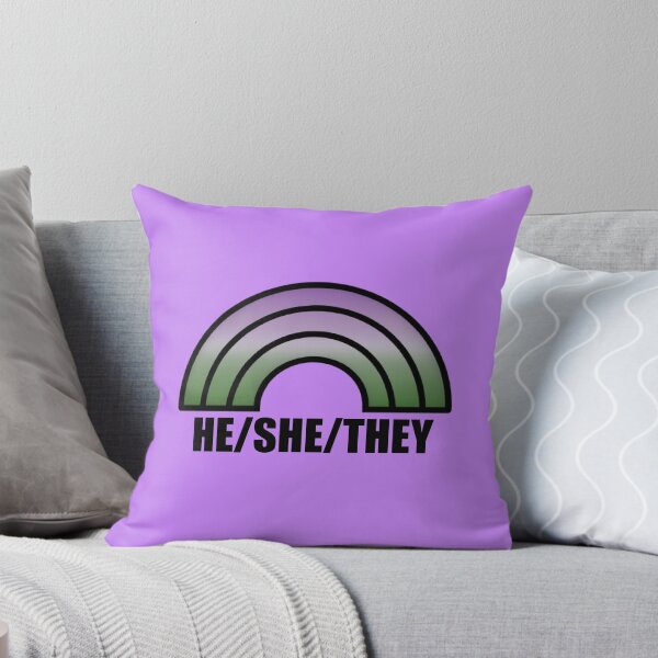 Item preview, He/She/They Pronouns! (Genderqueer Pride) designed and sold by krismfischer.