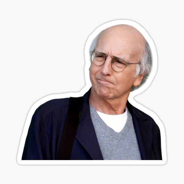 Larry David - 8b Sticker