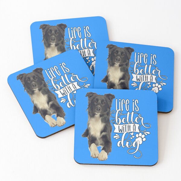 Item preview, Border Collie Dog Lovers  Life Is Better With A Dog  designed and sold by fantasticdesign.