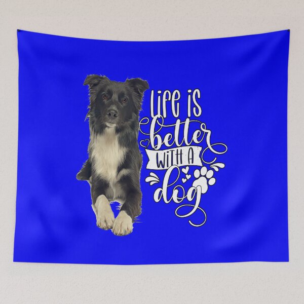 Item preview, Border Collie Dog Lovers  Life Is Better With A Dog  designed and sold by fantasticdesign.