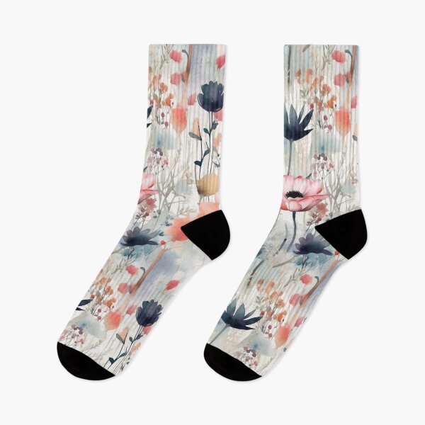 Item preview, Watercolor Flowers (Spring Blues) designed and sold by VibrantPrintCo.