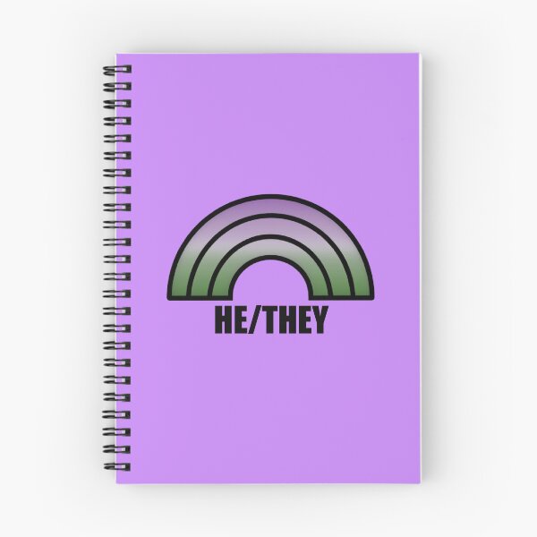 Item preview, He/They Pronouns! (Genderqueer Pride) designed and sold by krismfischer.