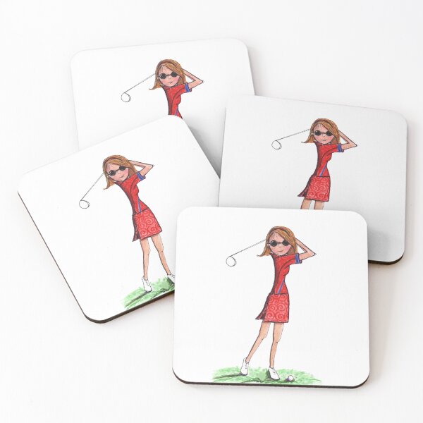 Item preview, Swing Brunette Golfer designed and sold by lulabelldesigns.