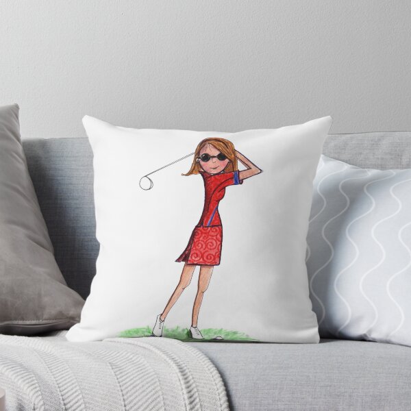 Item preview, Swing Brunette Golfer designed and sold by lulabelldesigns.