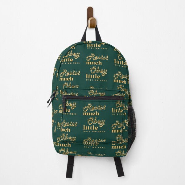 Item preview, Walt Whitman quote: Resist much obey little designed and sold by artbleed.