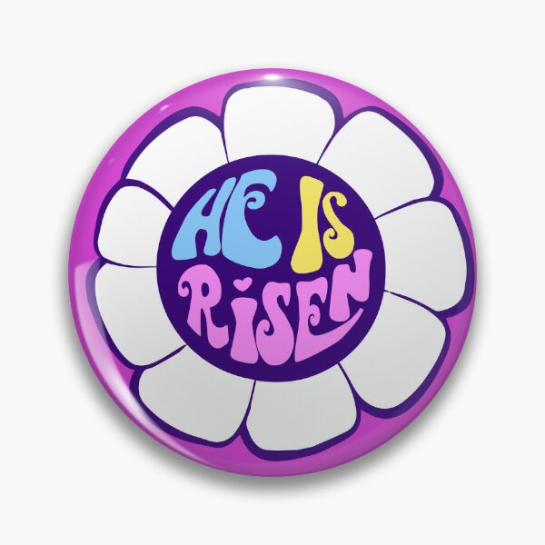 Item preview, Groovy He Is Risen  Daisey Christian 70's Hippie designed and sold by OliviaGbyKyro.