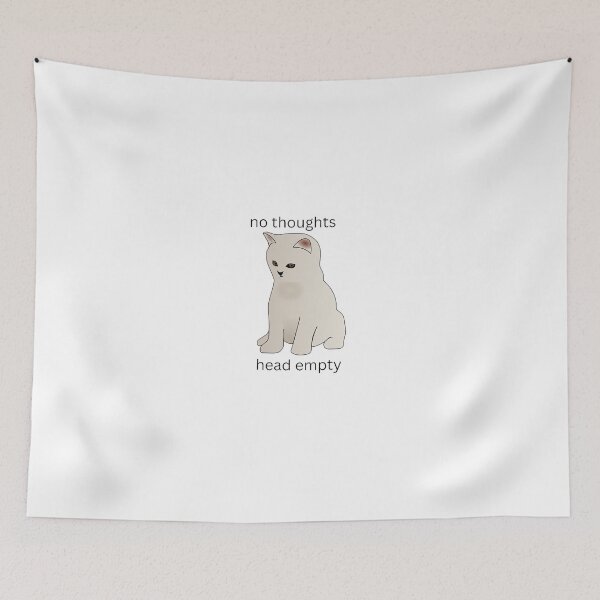 Item preview, no thoughts head empty designed and sold by doodlesbyhoagie.