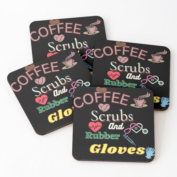 Item preview, coffee scrubs and rubber gloves designed and sold by Lootus-Haha321.