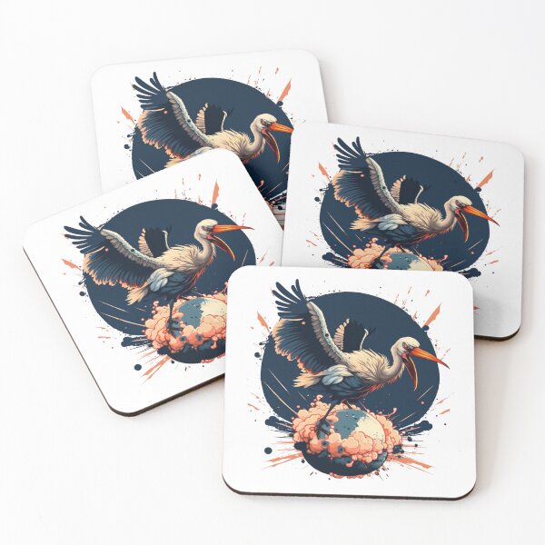 Item preview, Clumsy Courier Stork designed and sold by levrek.