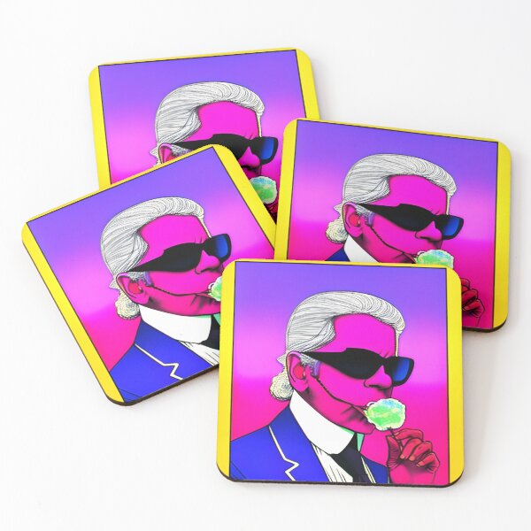Item preview, Karl Lagerfeld eats cotton candy designed and sold by MelanieVerstr.