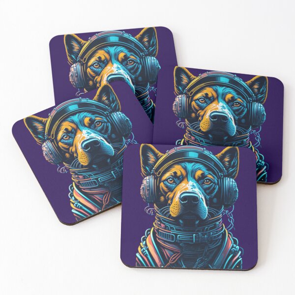 Item preview, dog in space designed and sold by MKs-Poster.
