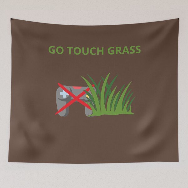 Item preview, Go touch grass designed and sold by Laugh-Lines.