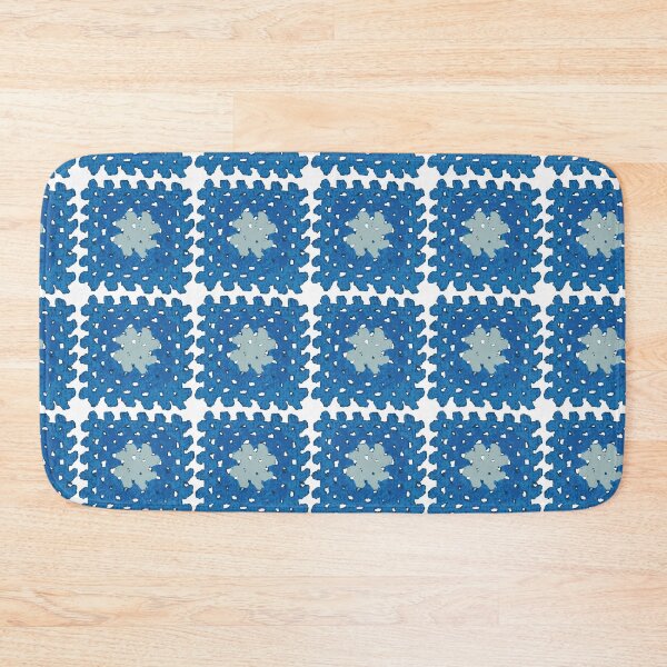 Item preview, Crochê Quadradinhos da vovó Azul designed and sold by GirlaineSQ.
