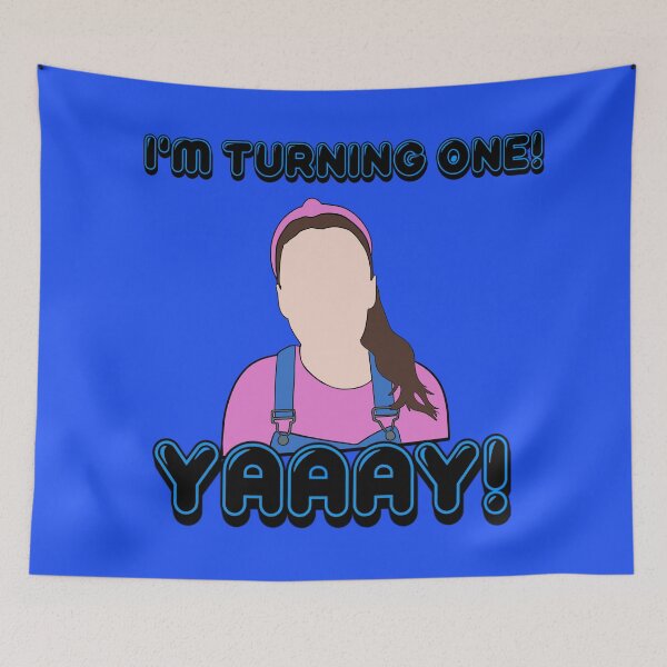 Item preview, Mrs Rachel - 1 one birthday blue designed and sold by LucidTracings.