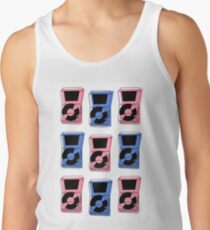 Camisetas de tirantes para hombre Patrón de registro ROCK y ROCK Vintage