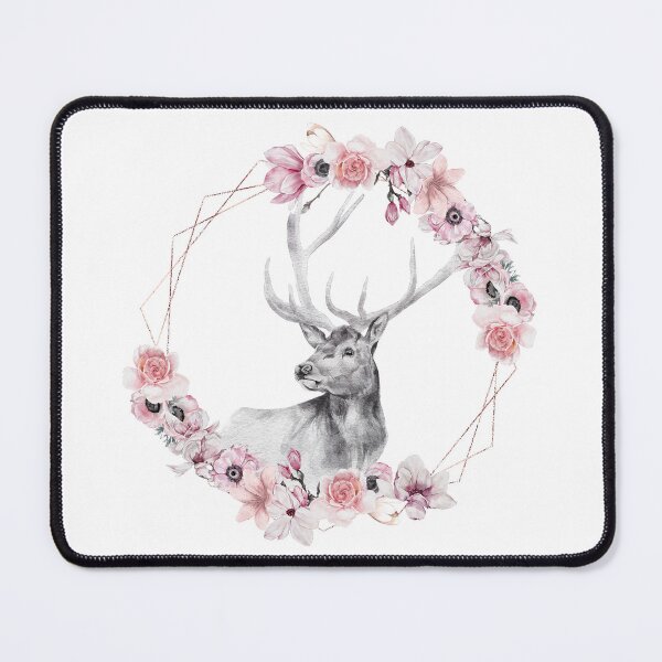 Item preview, Geometric Floral Deer designed and sold by FoxfireStardust.
