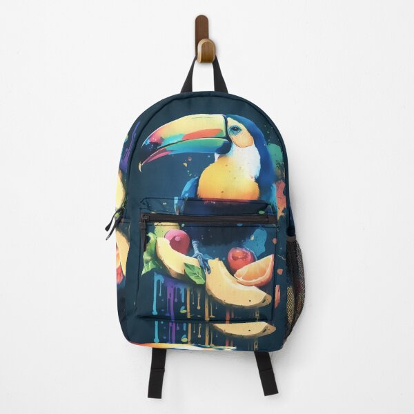 Item preview, Toucan bird on a branch fruit colorful designed and sold by Casanova7000.
