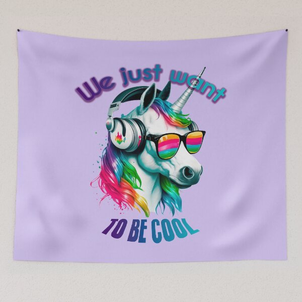 Item preview, Cool Unicorn Vibes designed and sold by Lunar Flower  Studio.