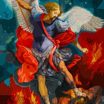 Artwork thumbnail, Gabriel vs Devil by LiscaGraphicArt