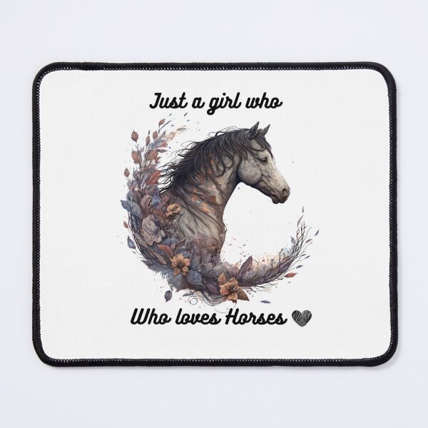 Item preview, just a girl who loves horses designed and sold by Janetlousart.