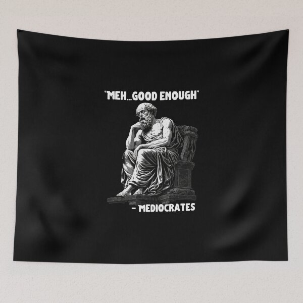 Item preview, Meh Good Enough Sarcasm designed and sold by PlayfulPrint.
