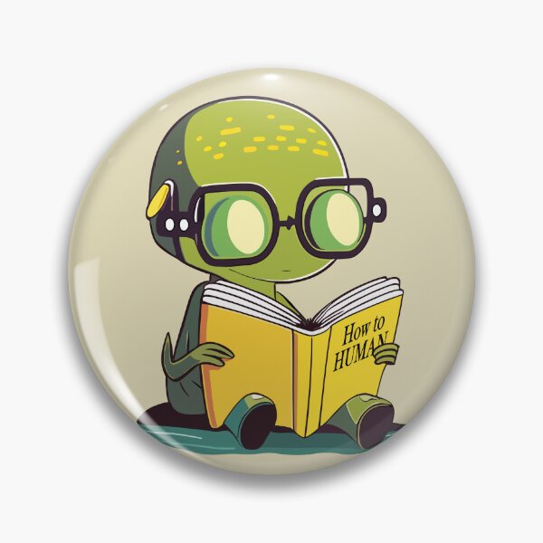 Item preview, Cute geek alien designed and sold by viCdesign.