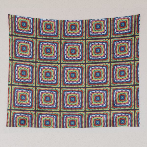Item preview, Granny Square Quadrados de Crochê quadrado da vovó. Coloridos designed and sold by GirlaineSQ.