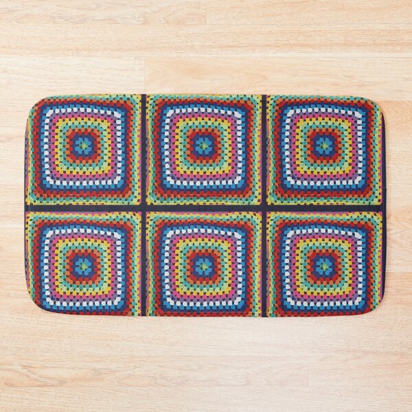 Item preview, Granny Square Quadrados de Crochê quadrado da vovó. Coloridos designed and sold by GirlaineSQ.
