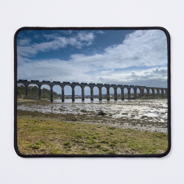 Item preview, Train Crossing Royal Border Bridge, Berwick-upon-Tweed designed and sold by Kasia Design.