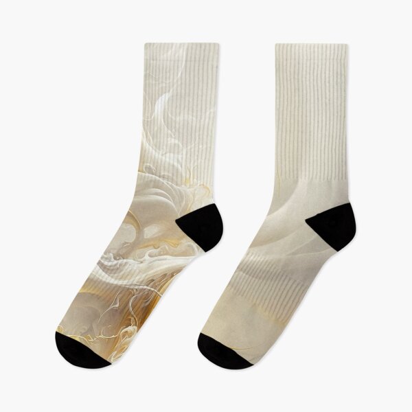 Item preview, white and golden smoke abstract dispersed designed and sold by ManuelAndreas.