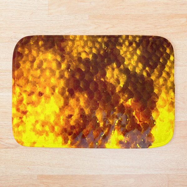 Aperçu de l'œuvre Motif de peau de Tautog (Blackfish) orange vif créée et vendue par CJRPics.