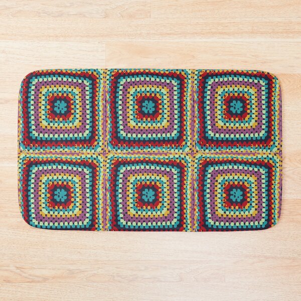 Item preview, Granny Square Quadrados de Crochê quadrado da vovó. Coloridos pintura designed and sold by GirlaineSQ.