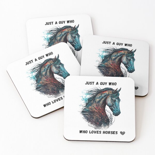 Item preview, Just a guy who loves horses designed and sold by Janetlousart.
