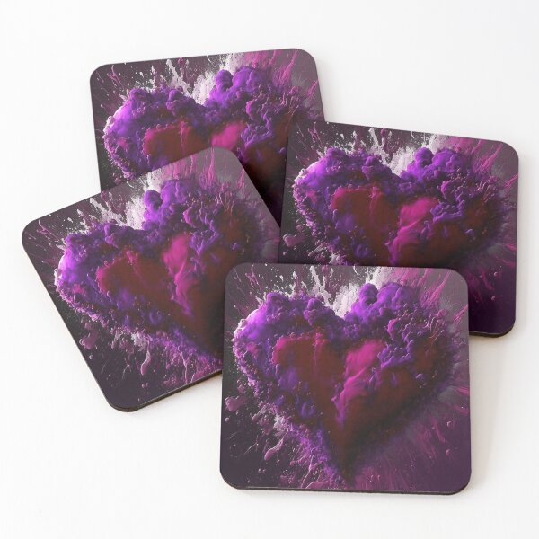 Item preview, purple heart explosion designed and sold by ManuelAndreas.