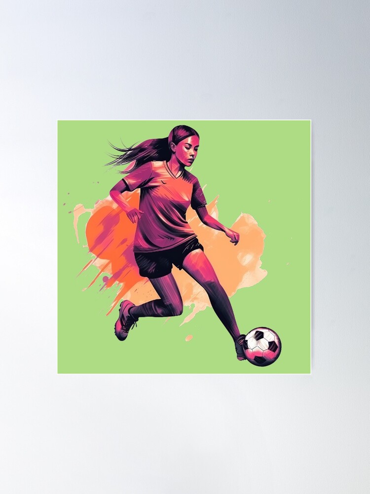 Soccer Players #3 Poster by Teixeira224