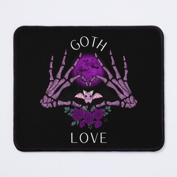 Item preview, Embrace the Darkness: Goth Love Skeleton Heart designed and sold by Satorizations.