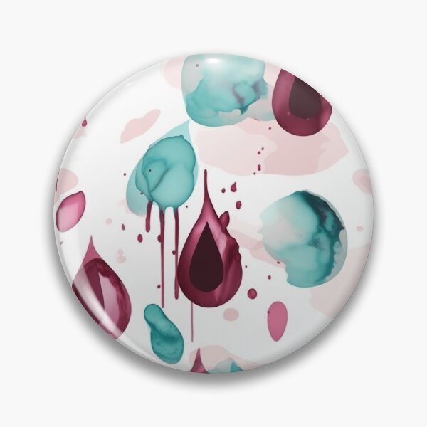 Item preview, alcohol ink watercolor drops designed and sold by Brainless Art.