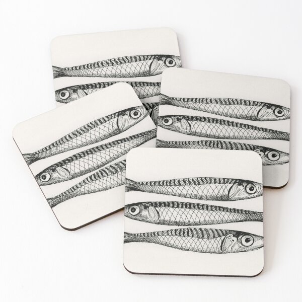 Item preview, Ink Drawing if Sardines designed and sold by JoCzech.