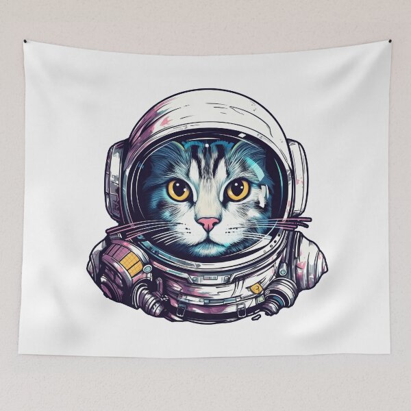 Item preview, Cat in Space | Astronaut Cat | Cat Helmet designed and sold by henrique37.
