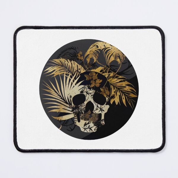 Artikelvorschau, Skull in Black and Gold entworfen und verkauft von ShadowAndSlate.