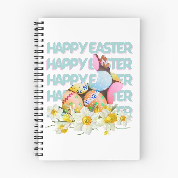Item preview, Happy easter bunny flower eggs designed and sold by murielsfaith.