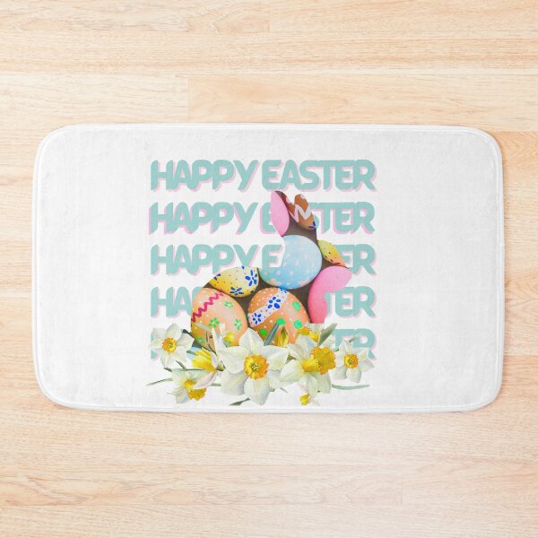 Item preview, Happy easter bunny flower eggs designed and sold by murielsfaith.